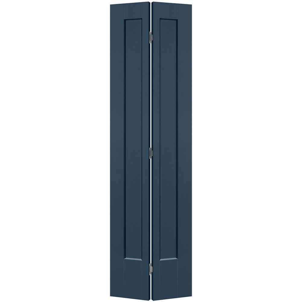 24 in. x 80 in. 1-Panel Lincoln Park Hollow Core Night Tide Molded Composite Bi-Fold Door price history on PriceWatchPro