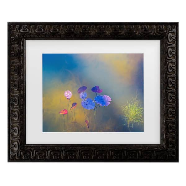 Trademark Fine Art Bernardine De Laat Water Life Matted Framed Photography Wall Art 19.5 in. x 23.5 in