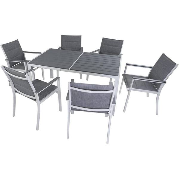 white aluminium garden chairs