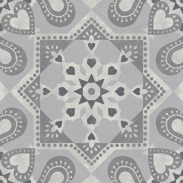 Whitney 12 in. W x 12 in. L Blue Peel & Stick Vinyl Tile Flooring (20 sq. ft./case)