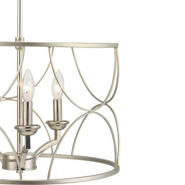 Progress Lighting Landree 5-Light Gray Traditional Chandelier
