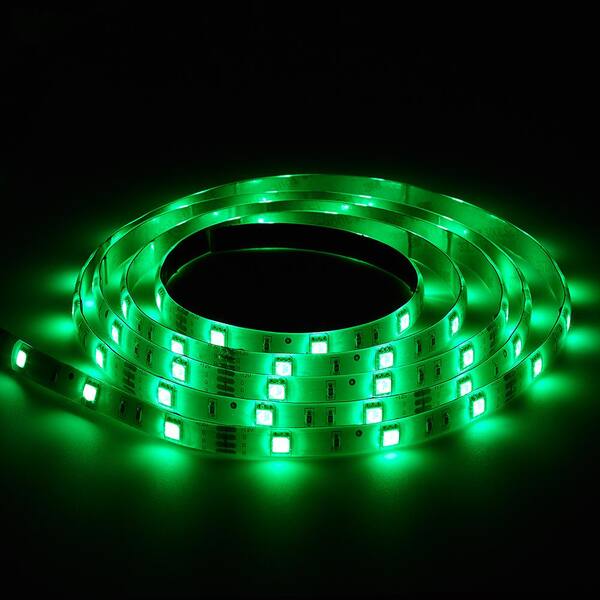 Westek Indoor Outdoor 6 Ft Color Changing Rgb Led Tape Light Kit Ltape2mrgb T The Home Depot Westek Indoor Outdoor 6 Ft Color, Home Depot Outdoor Led Light Strips