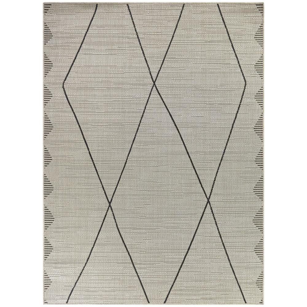 Calderon Cream Flatwoven Synthetic Indoor/Outdoor Area Rug