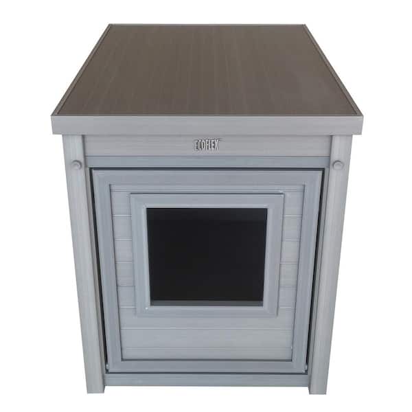 New Age Pet ECOFLEX Litter Box Cover End Table in Grey
