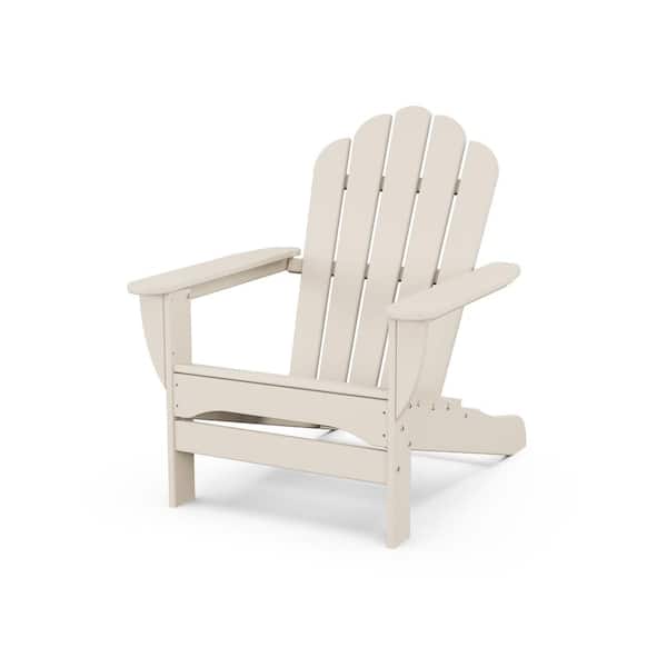POLYWOOD Monterey Bay Oversized Adirondack Chair in Sand Castle