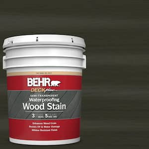 5 gal. #ST-108 Forest Semi-Transparent Waterproofing Exterior Wood Stain