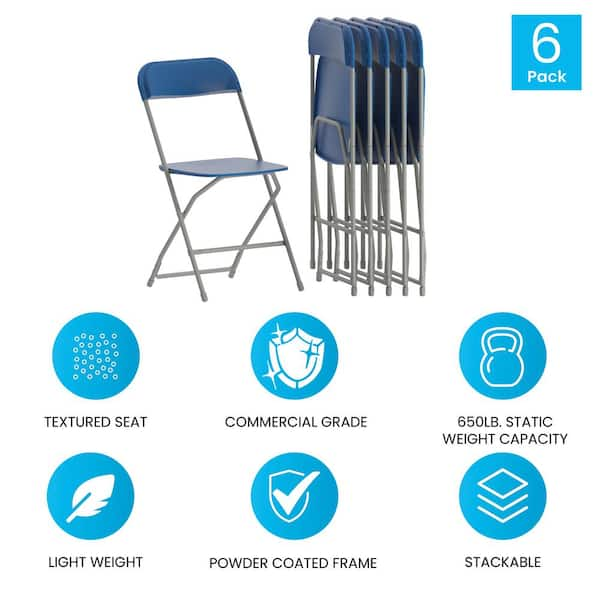 6 pack folding discount chairs