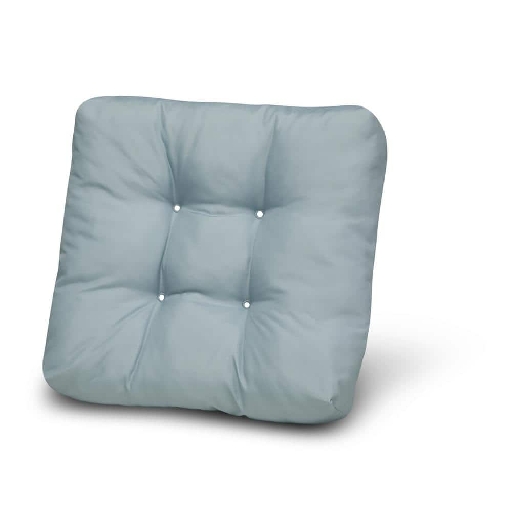Gull Grey Water-Resistant Indoor/Outdoor Seat Cushion 19 x 19 x 5 Inch