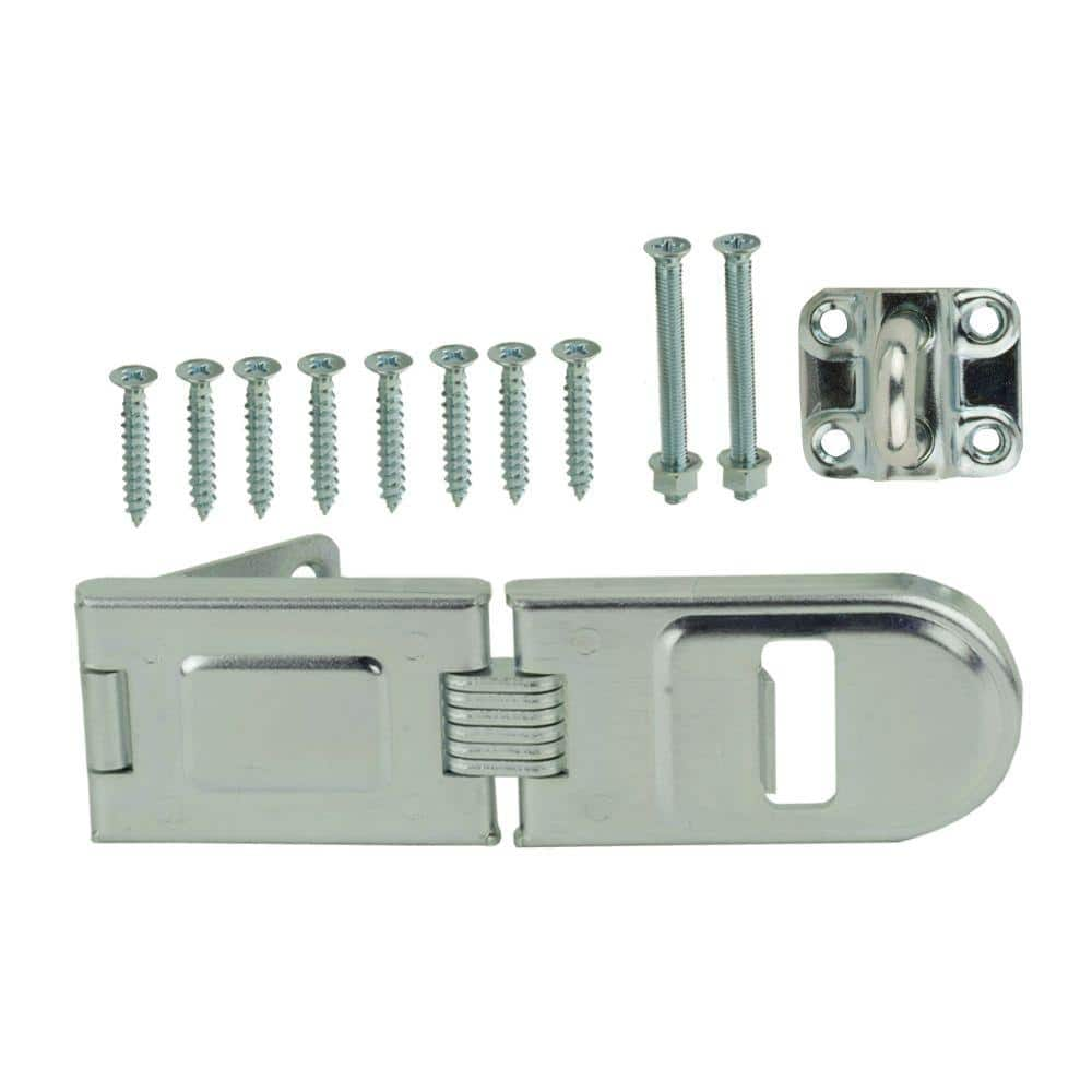 Everbilt 2-1/2 in. Zinc-Plated Steel Positive Lock Gate Hook and Eye 816961  - The Home Depot