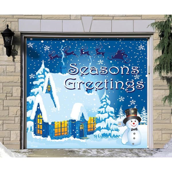 Have a question about My Door Decor 36 in. x 80 in. Winter  Wonderland-Christmas Front Door Decor Mural? - Pg 1 - The Home Depot