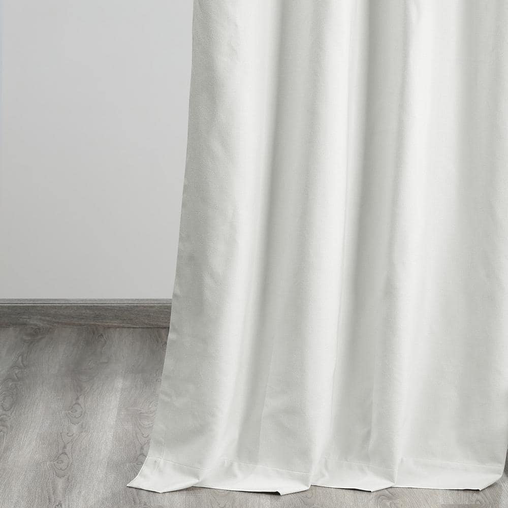 Starlight Off White 84-Inch Thermal Linen Blackout Curtain