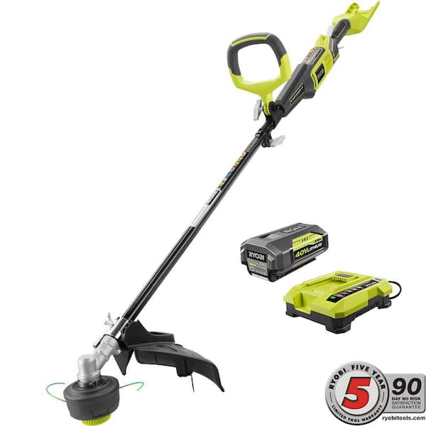 40V Lithium-Ion Cordless String Trimmer And Blower/Sweeper Combo Kit  (2-Tool) Ah Battery And Charger Included