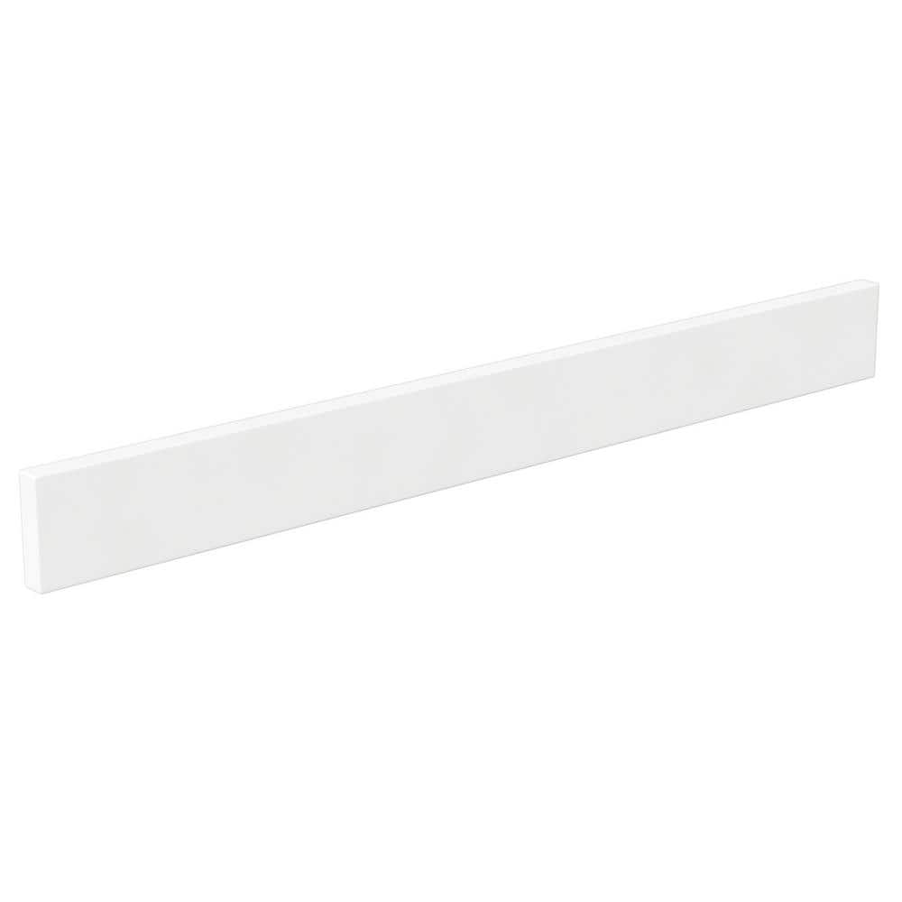 30-Inch White Quartz Water Resistant Vanity Backsplash