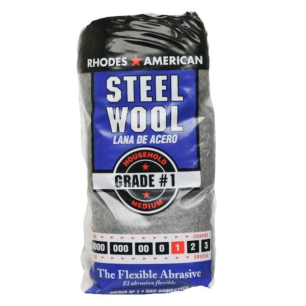 Homax Medium Grade #1 Steel Wool (12-Pad) 10121111-6 - The Home Depot