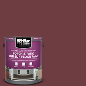 1 gal. #BXC-90 Wild Cranberry Textured Low-Lustre Enamel Interior/Exterior Porch and Patio Anti-Slip Floor Paint