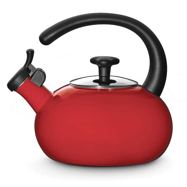 Rachael Ray 6-Cup Stovetop Tea Kettle in Red
