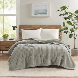 TRUE NORTH Sherpa Brown Berber Full Electric Blanket TN54 0504 The Home Depot