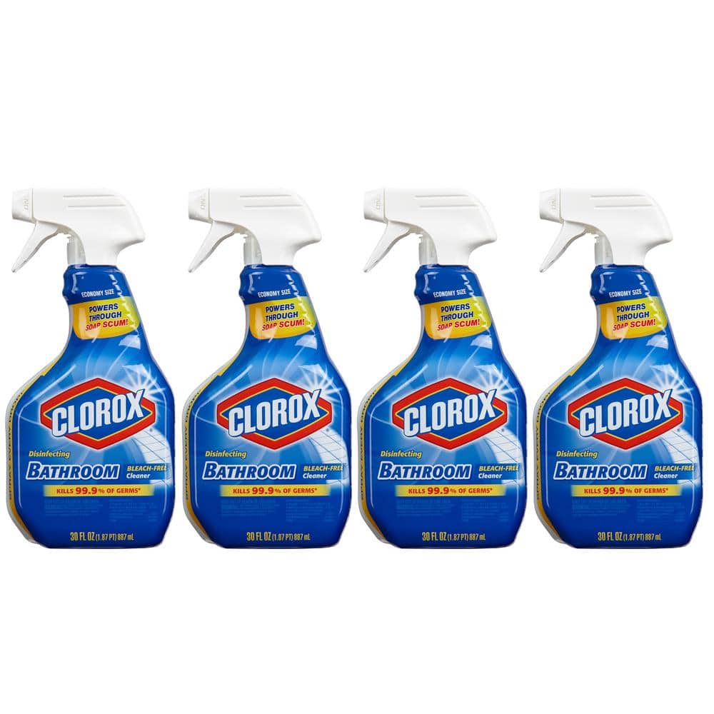30 oz. Disinfecting Bleach Free Bathroom Cleaner and 32 oz. Clean-Up  All-Purpose Cleaner with Bleach Spray Bundle