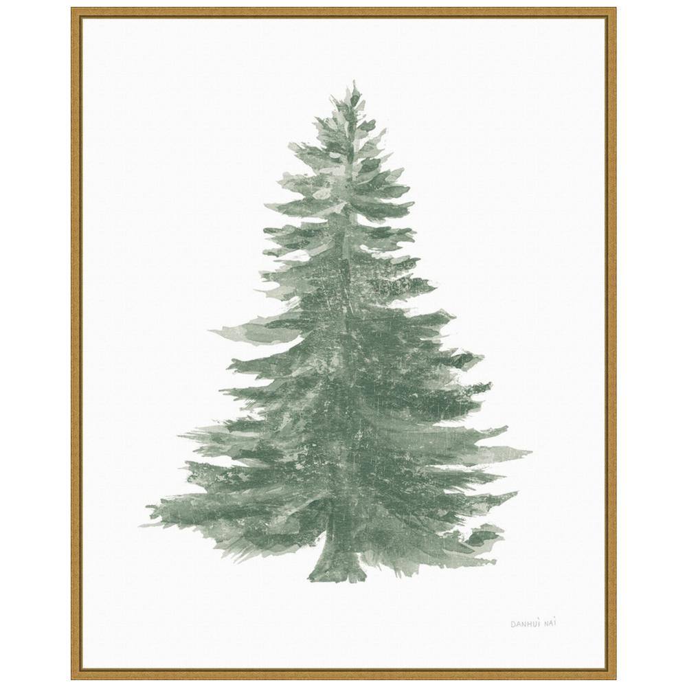 Sylvie Gold Framed Holiday Tree Canvas Print, 24" x 29"