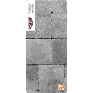 Paper Sample Only of RumbleStone 3.5 in. x 7 in. Greystone Concrete Mini Wall Block (1-Piece)