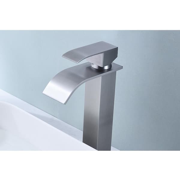 Miscool Ami Single Hole Single-Handle 11 in. H Bathroom Sink