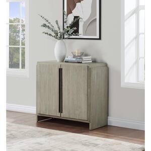 Merino Grey 34 in. H Storage Cabinet with Two Doors