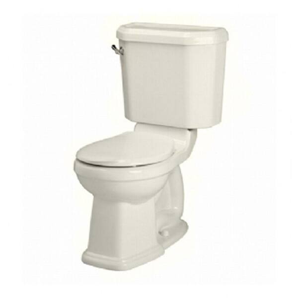American Standard Portsmouth Champion 4 2-piece 1.6 GPF Right Height Round Front Toilet in Linen