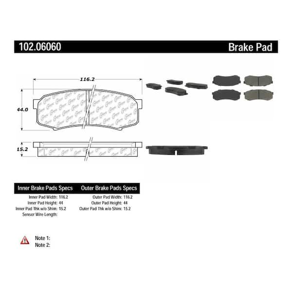Centric Parts Disc Brake Pad Set