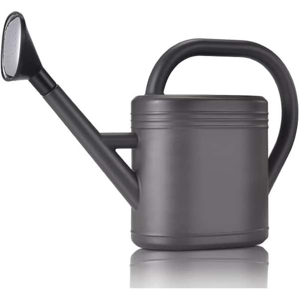 Unbranded Watering Can 1 Gal., For Indoor and Outdoor Plants, Garden Watering Can, Large Long Nozzle with Sprinkler (Grey)