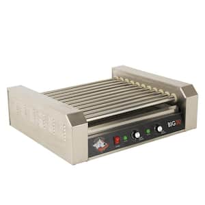 306 sq. in. Stainless Steel Hot Dog Roller Grill