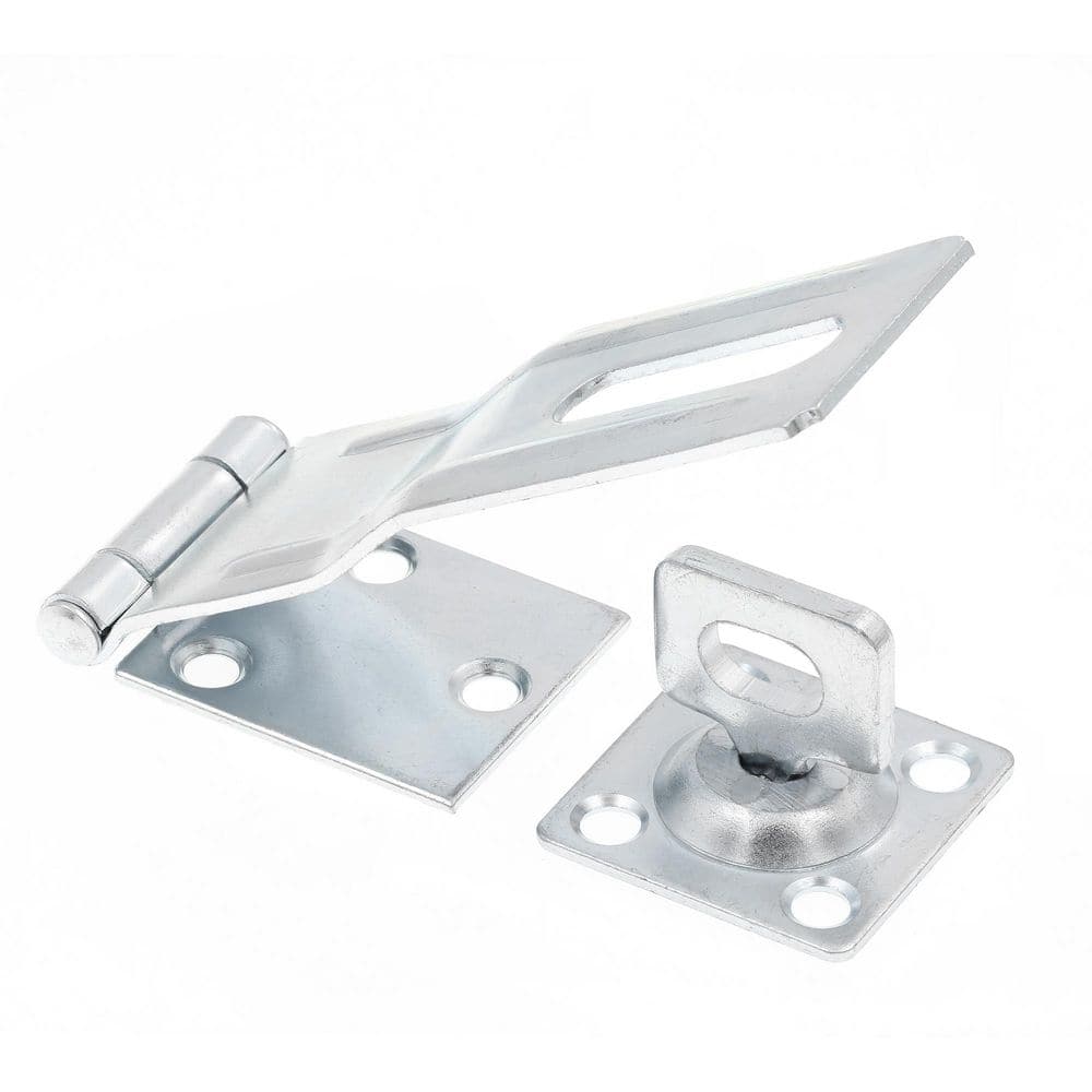 Door and Gate Safety Hasp Hinge Latch with Swivel Staple 4-3/8 inch with Screws Zinc Plated (Single Pack) price history on PriceWatchPro