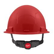 BOLT Red Type 1 Class E Front Brim Non-Vented Hard Hat with 6-Point Ratcheting Suspension (10-Pack)