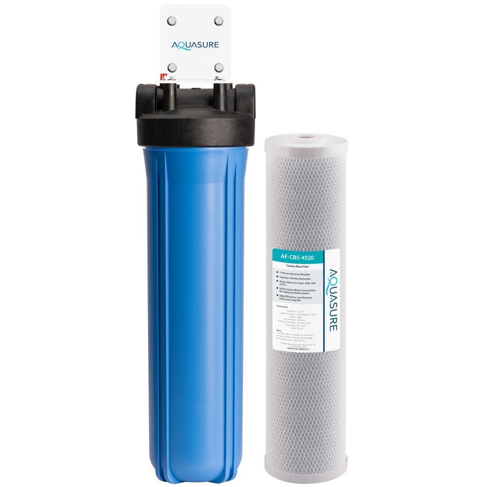 Fortitude High Flow Whole House 5 Micron Carbon Block Water Treatment Syste
