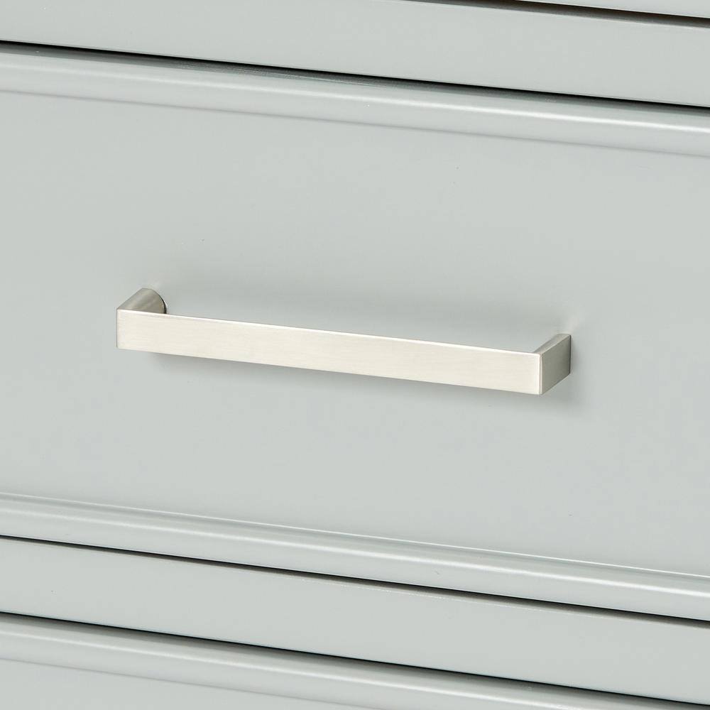 Stafford 61" Gray Hardwood Single Freestanding Vanity Cabinet