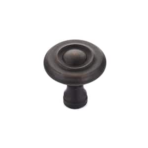 Boucherville Collection 1-1/4 in. (32 mm) Brushed Oil-Rubbed Bronze Traditional Cabinet Knob
