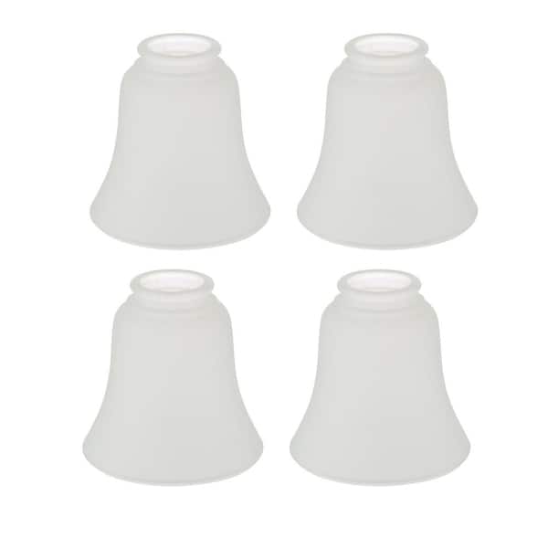 Unbranded 2-1/8 in. Fitter x Dia 4-3/4 in. x 4-3/4 in. H, 4PK - Lighting Accessory - Replacement Glass - Frosted