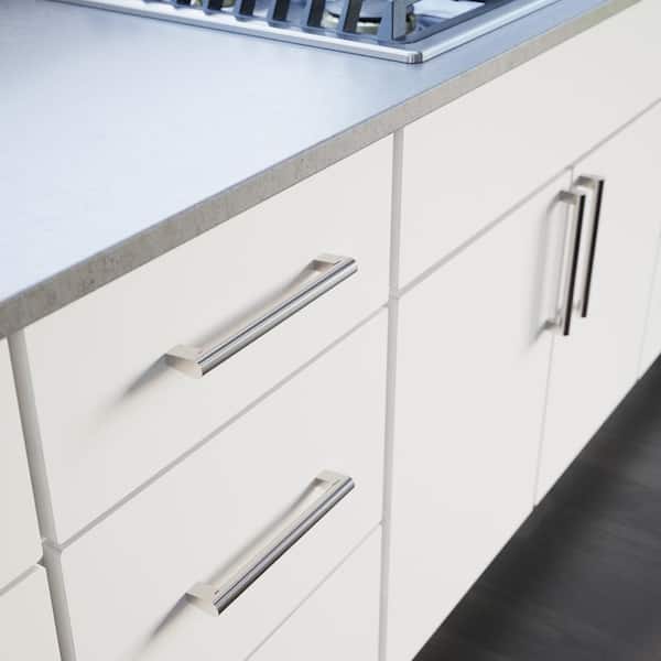 Stratford 7-9/16 in. (192 mm) Modern Cabinet Drawer Bar Pull in Stainless Steel