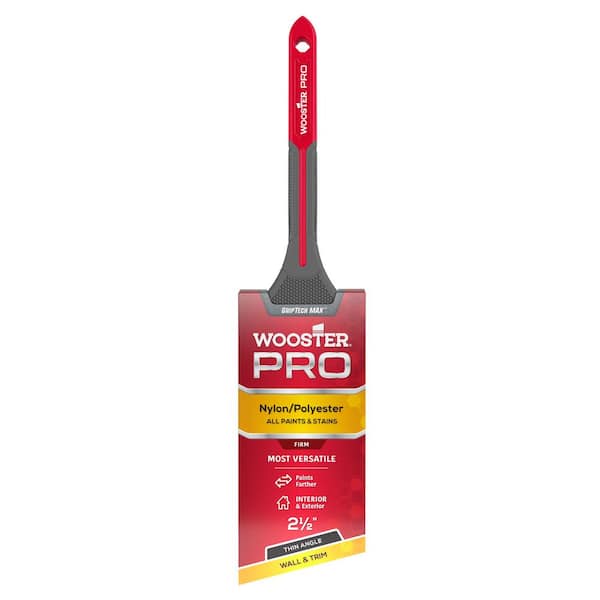2-1/2 in. GripTech Max Nylon/Polyester Thin Angle Sash Brush