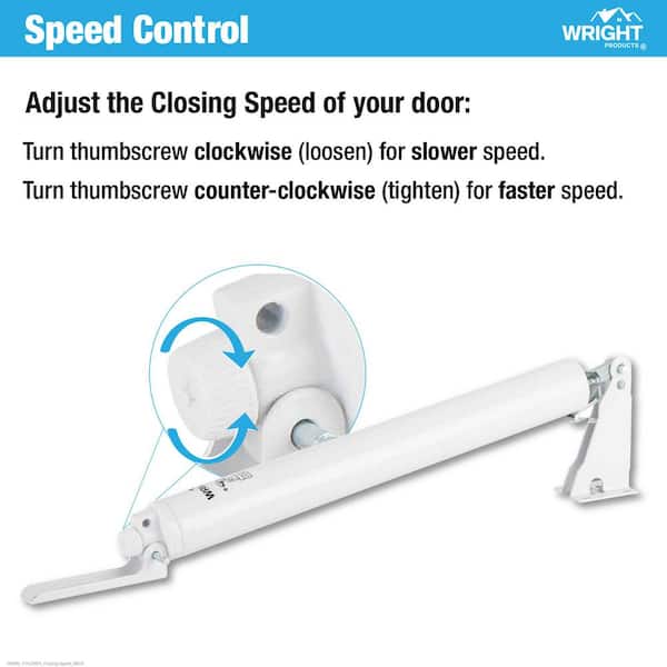 ジオストーム　パンフレット Wright Products Pneumatic Closer w/ TS, Standard Duty, White