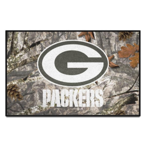 FANMATS Green Bay Packers Camo 2 ft. x 3 ft. Starter Area Rug