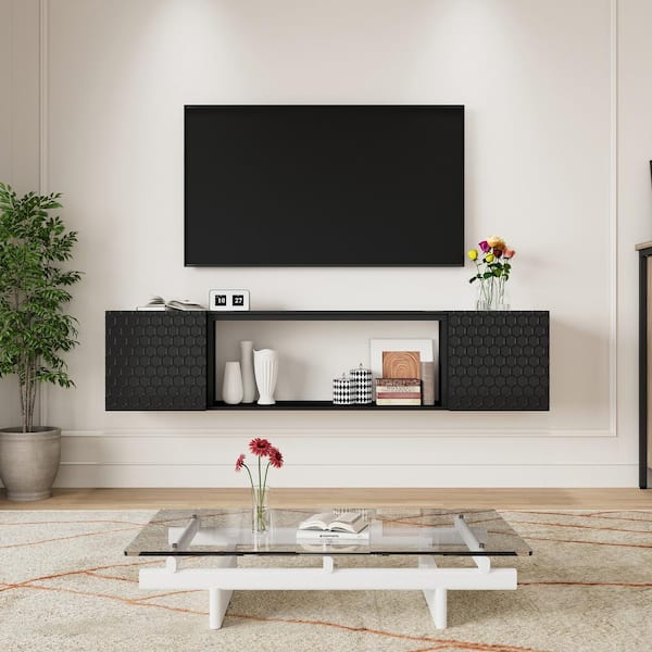 WALL TV Stand anataIRO ブラック テレビ WALL INTERIOR TVSTAND anataIRO WALL INTERIOR TVSTAND