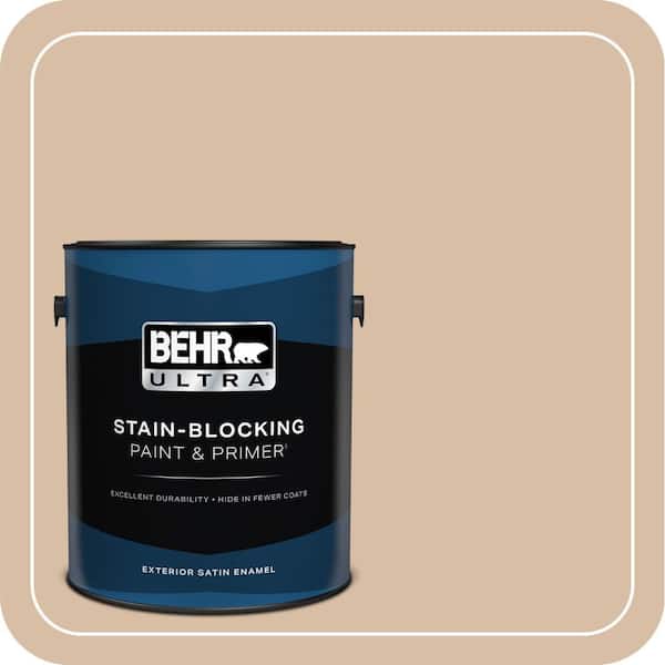 1 gal. #PPH-15 Nut Flavor Satin Enamel Exterior Paint and Primer