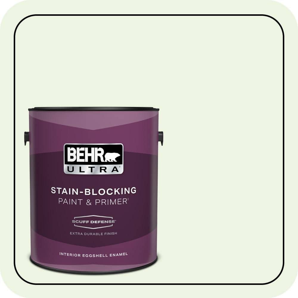1 gal. #430A-1 Mint Hint Extra Durable Eggshell Enamel Interior Paint & Primer price history on PriceWatchPro