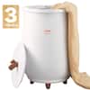 VEVOR Towel Warmer Bucket, 20 L Towel Warmer, Auto Shut Off Towel Heater with 4-Level Timer, White Electric Plug-ln MJJRTBS20LZSPPM89V1-S0722