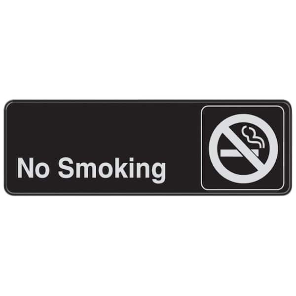 Hillman 3 in. x 9 in. Plastic No Smoking Sign