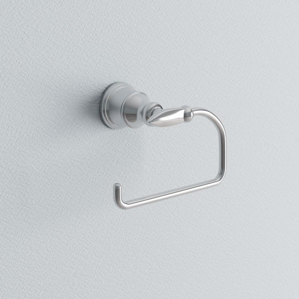 Avalon Single Post Toilet Paper Holder in Polished Chrome