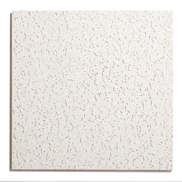 USG Ceilings 2 ft. x 2 ft. Fifth Avenue White Square Edge Lay-In Ceiling Tile, case of 16 (64 sq. ft.)