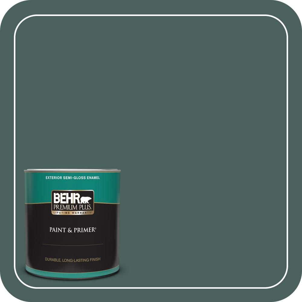 1 qt. #BIC-54 Vert Pierre Semi-Gloss Enamel Exterior Paint & Primer price history on PriceWatchPro