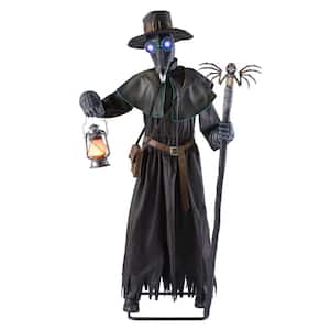 7 ft. Animated LED Plague Doctor