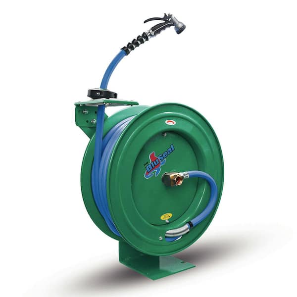 XtremepowerUS Auto-Rewind Retractable 50-Ft x 1/2-Inch Air Hose Reel with  Air Rubber Hose